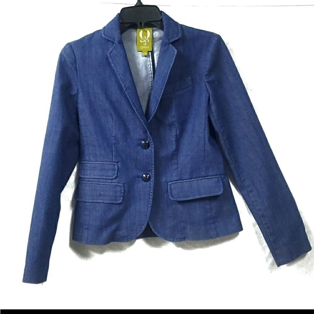 QMack Blue Denim Blazer 